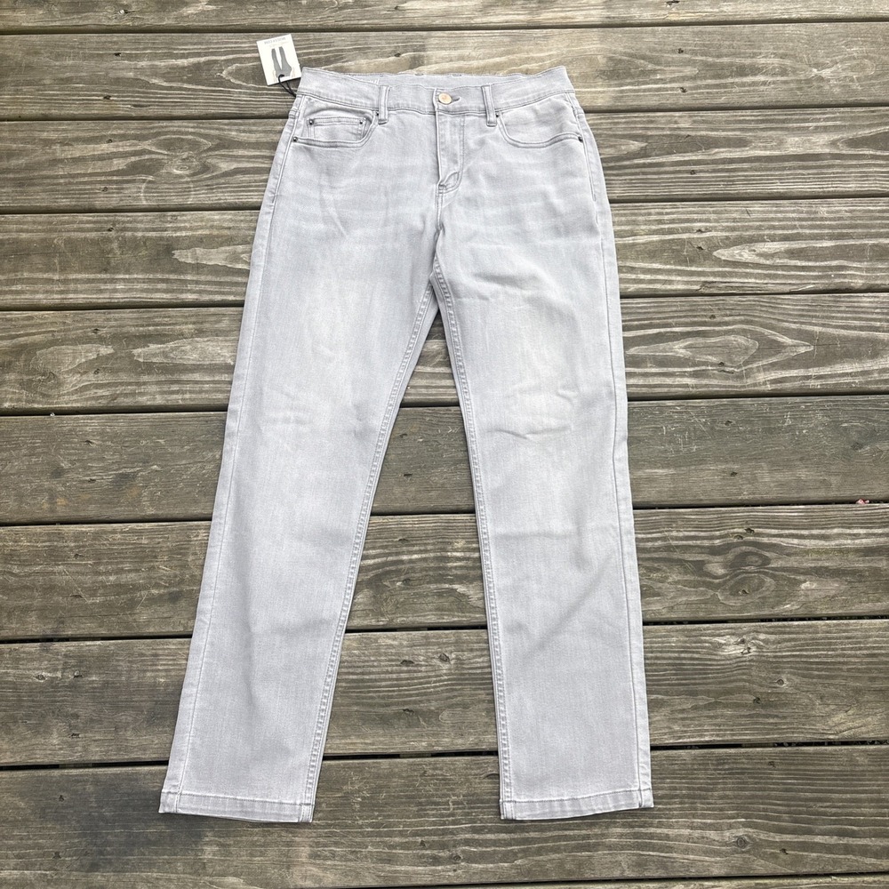 Mugsy Jeans Mens 30x30 Johnnys Slim Straight Stretch Comfort Casual Office Skate
